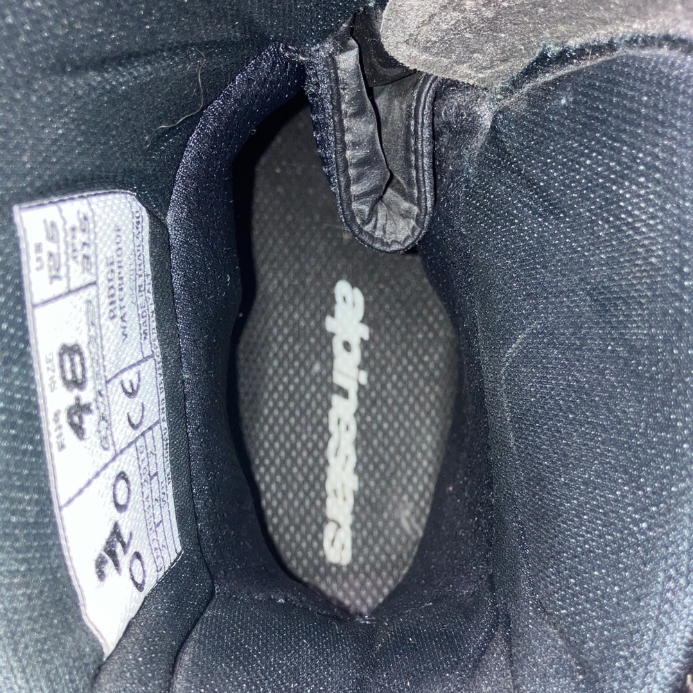 Alpinestars Black Motorcycle Boots - Picture 6 of 7